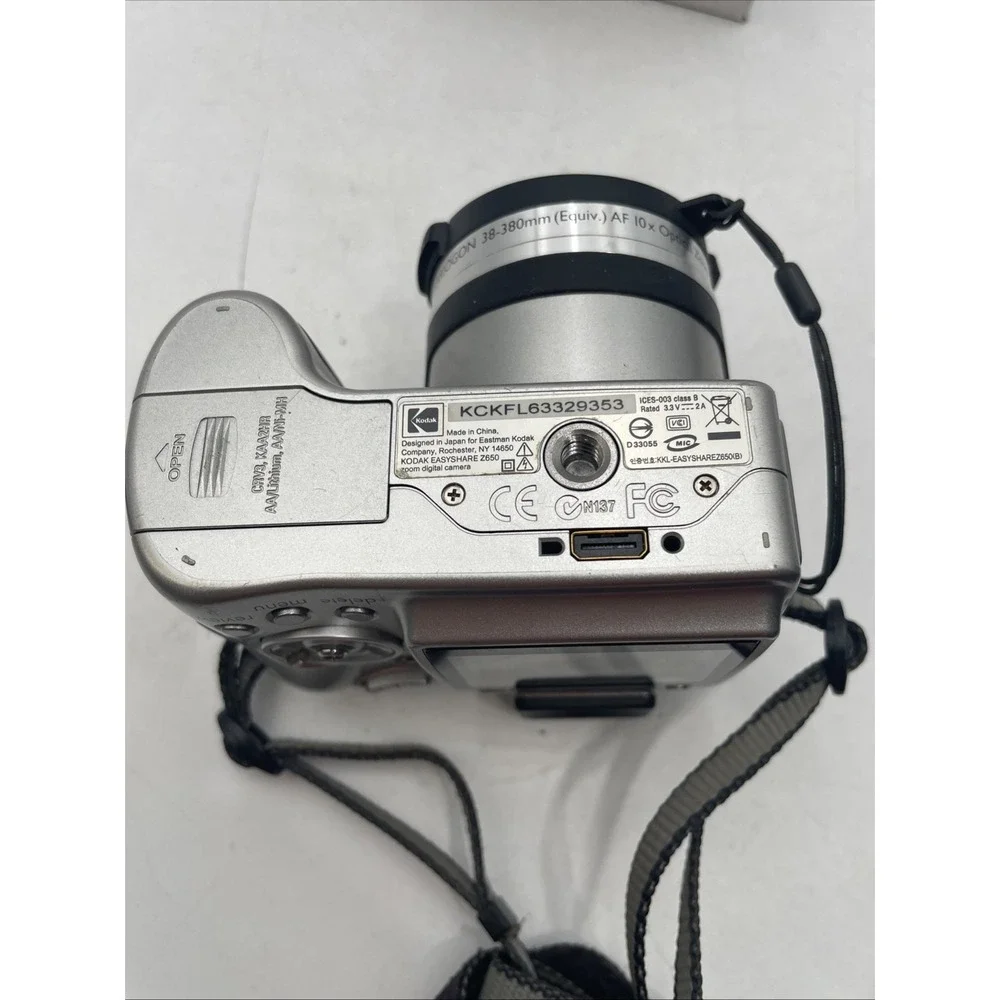 Kodak EasyShare Z650 6MP Digital Camera 10x Zoom+Battery+SD Car-TESTED